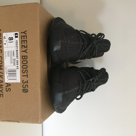 adidas Yeezy Boost 350 V2 Static Black (Reflective - Picture 3 of 8